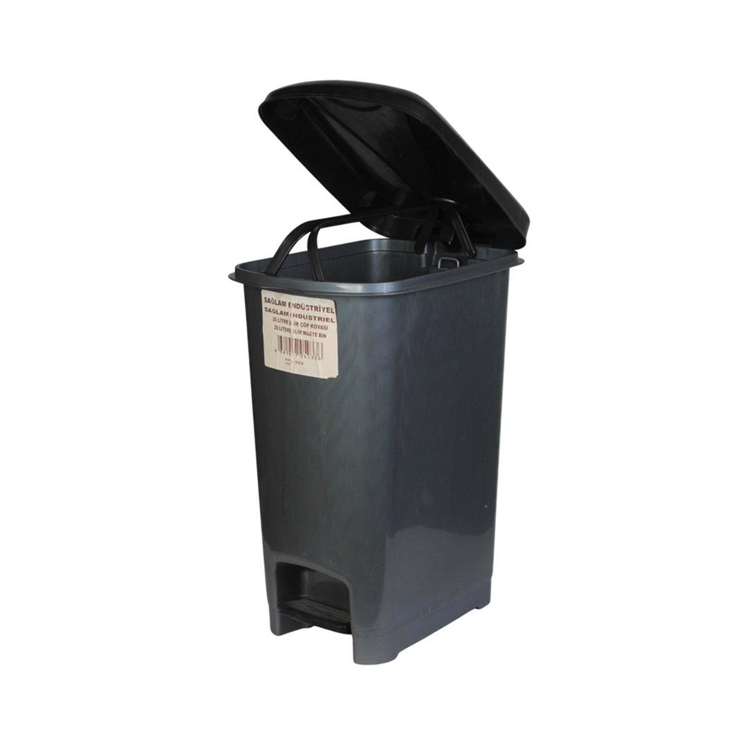 SÖNMEZ 20 LT PEDALLI SLİM ÇÖP KOVASI (ST-225)