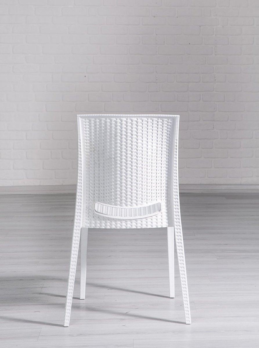 MODALİFE SANDALYE RATTAN BEYAZ