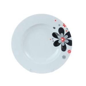 KÜTAHYA PORSELEN LB23CK935 ÇUKUR TABAK BEYAZ TEK ÇİÇEK