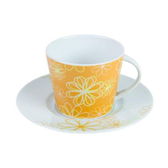 KÜTAHYA PORSELEN TL02CT914 ÇAY FİNCANI VE TABAĞI SARI