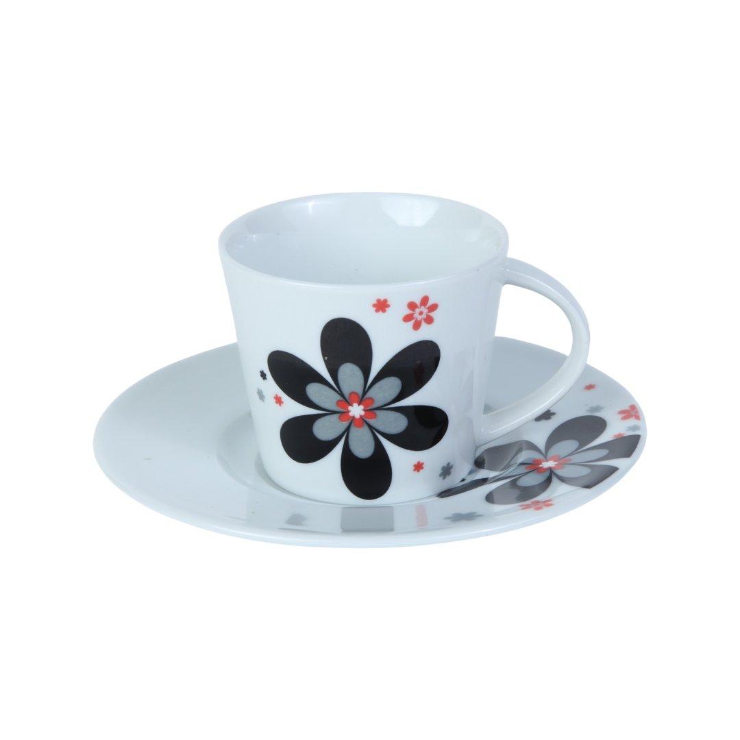 KÜTAHYA PORSELEN TL02CT935 ÇAY FİNCANI VE TABAĞI BEYAZ