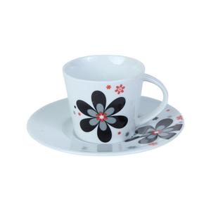 KÜTAHYA PORSELEN TL02CT935 ÇAY FİNCANI VE TABAĞI BEYAZ
